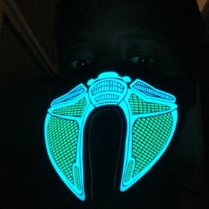 Sound Activated Face Mask. BRAND NEW!
